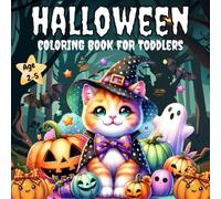 Halloween Coloring Book for Toddlers: A Cute and Spooky Designs for boys and girls Ages 2-5