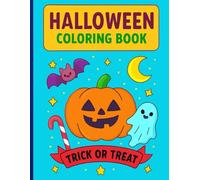Halloween Coloring Book: Silly monster, Pumpkins and magical Halloween scene to color.
