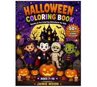 Halloween Coloring Book: Spooky & Fun Coloring Adventures for Kids