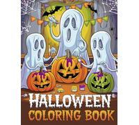 Halloween Coloring: Spooky Creatures, Friendly Monsters & Whimsical Autumn Fun - Bold and Easy Pictures for Creative Kids Coloring Book For Kids