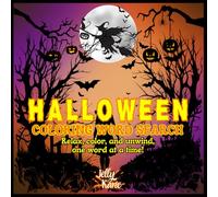 Halloween Coloring Word Search: Bold, Easy and Relaxing Word Search & Coloring Book - Comfy Cozy Halloween Fun!
