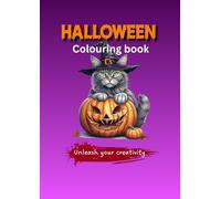 Halloween colouring book: 50 Halloween designs