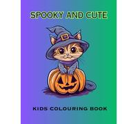 Halloween colouring book for kids: Spooky and cute halloween colouring