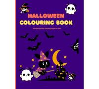Halloween colouring book for kids: Spooky and Fun Halloween Activity Book with Pumpkins, Ghosts, Witches, and Haunted Houses | 60 Coloring Pages for Boys and Girls (8.5 x 11 Inches)