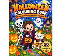 Halloween Colouring Book: Pumpkins, Skeletons, Vampires and More! (The Kids Colouring In Collection)