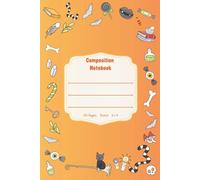 Halloween Composition Notebook: 110 Page Cute and Spooky Lined Journal | Black Cat Candy Crystals Spell Book Bat Potion Candle Key Mushroom Pumpkin