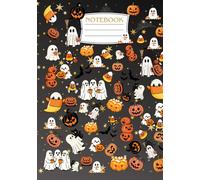 Halloween Composition notebook by Cubbyhole creations, Spooky design, 100 lined sheets for school, work, drawing and more!