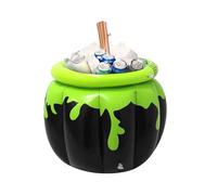 Halloween Cooler, Inflatable Cauldron Buckets, 23.6x23.6x26.3 Inches Blow-Up Cauldron Beverage Holder, Photo Prop, Large Capacity, Ice Bucket for Haunted House Yard Garden and Decor Use