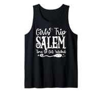 Halloween Costume, Girls Trip Salem Time To Get Wicked Camiseta sin Mangas