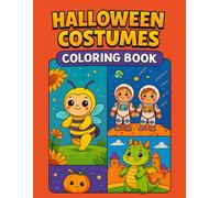Halloween Costumes Coloring Book