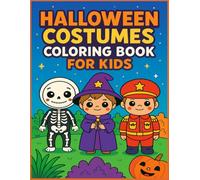 Halloween Costumes Coloring Book for Kids