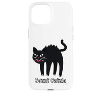 Halloween Count Catula Cat Drácula Carcasa para iPhone 15