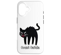 Halloween Count Catula Cat Drácula Carcasa para iPhone 16