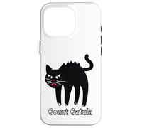 Halloween Count Catula Cat Drácula Carcasa para iPhone 16 Pro