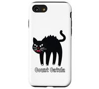 Halloween Count Catula Cat Drácula Carcasa para iPhone SE (2020) / 7/8