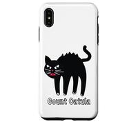 Halloween Count Catula Cat Drácula Carcasa para iPhone XS MAX