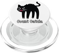 Halloween Count Catula Cat Drácula PopSockets PopGrip para MagSafe