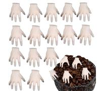 Halloween Creepy Mini Hands - 15pcs Spooky Hand Desk Decor, Realistic Skeleton Zombiie Mini Hands Set for Tabletop Themed Parties, Haunted House Decorations, Desk Display Indoor Holiday Horror Props