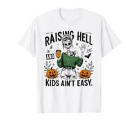 Halloween Criar el Infierno y los niños no es fácil, Divertida mamá Esqueleto Camiseta