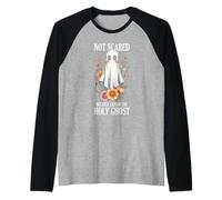 Halloween Cristiano - No asustado Conozco al Espíritu Santo Camiseta Manga Raglan