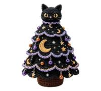 Halloween Crochet Kit, DIY Knitting Set With Spooky Tree Tabletop Decor