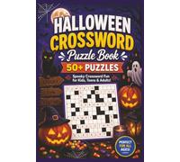 Halloween Crossword Puzzle Book: Crossword Puzzles with Easy to Read Print about Halloween, Witches, Ghosts and Much More | 6x9 inches, 122 pages | ... Relaxation, Vacations, Holidays and Free Time