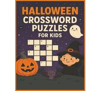 Halloween Crossword Puzzle Book for Kids Ages 8-12: A Fun Halloween Activity Book for Kids with 100 Crossword Puzzles, Spooky Clues, and Screen-Free ... - 1500 Words - 8.5 x 11 inches (MiWi Puzzles)