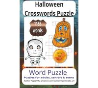 Halloween Crossword Puzzle: Halloween Crossword with Easy to Read Print about Halloween, Spooktacular, Spooky Scary Monster and more 6x9 ... for vacations, Holidays and Relaxation