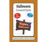 Halloween Crossword Puzzles: Crossword Puzzles with Easy to Read Print about Halloween, Halloween Movies, and More | 6x9 inches, 120 Pages | 50+ ... Gifts for Vacations, Holidays and Relaxation