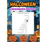 Halloween Crossword Puzzles: For Ages 4-8
