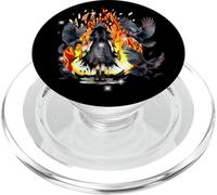 Halloween Cuervo Bruja pájaro Oculto Cuervos pájaros PopSockets PopGrip para MagSafe