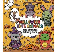 Halloween Cute Animals: Laugh-Out-Loud Spooky Coloring Fun with Playful Animals for Kids and Adults