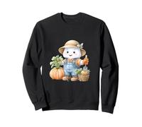 Halloween Cute Ghost Gardening Plant Graphic Spooky Season Sudadera