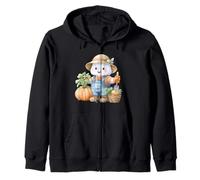 Halloween Cute Ghost Gardening Plant Graphic Spooky Season Sudadera con Capucha