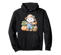 Halloween Cute Ghost Gardening Plant Graphic Spooky Season Sudadera con Capucha