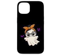 Halloween Cute Ghost Girl Eyeglasses Ghost Woman Glasses Carcasa para iPhone 13