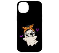 Halloween Cute Ghost Girl Eyeglasses Ghost Woman Glasses Carcasa para iPhone 14 Plus