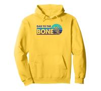 Halloween Dad To The Bone Skeleton Hand Día del Padre Sudadera con Capucha