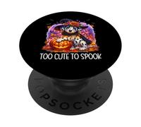 Halloween Dalmatian Puppy Is Too Cute To Spook For Dog Lover PopSockets PopGrip Adhesivo