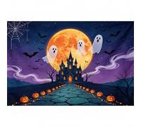 Halloween Day of the Dead Backdrop Banner Party Decor Garden Flag