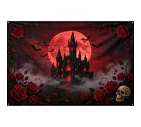 Halloween Day of the Dead Backdrop Banner Party Decor Garden Flag