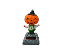 Halloween Decor Solar Dancing | Spooky Dashboard Pumpkin Decoration | Figure Uses Solar-powered Automatic Dancing Design, Continuously Sways From Side To Side When Getting Enough Sunlight, Adds Fun