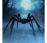 Halloween Decoracion Araña Decoración Casa Adornos Exterior Complementos Puerta Manualidades Hallowen Gigantes Decorations Interior Cosas Decoraciones Fiesta Arañas Negras Jardin Kit da Miedo Realista