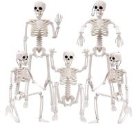 Halloween Decoracion Esqueleto Decoración Casa Adornos Exterior Chucherias Puerta Manualidades Hallowen Hogar Chucherías Humano Decorativas Interior Cosas Haloween Colgantes Fiesta Kit Jardin 5pcs