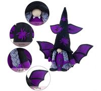 Halloween decorations Bat vampire faceless old man wings Halloween Night dwarf doll adornment
