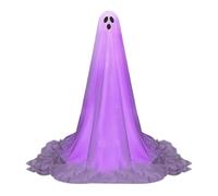 Halloween Decorations Ghost, Spooky Glowing Decor, Ghost Figure, Adjustable Height Design Porch Front Yard Lawn, Ideal Haunted House Home Backyard Display