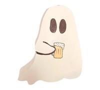 Halloween Decorations Ghost Wood, Cute Ghost Signs, Indoor Tiered Tray Display, Tabletop Party Ornament, Home Shelf Accent, Spooky Seasonal Festive Décor, Lightweight Wooden