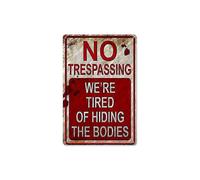 Halloween Decorations Halloween Funny Metal Sign Vintage Signs Cool Signs for Bar Home