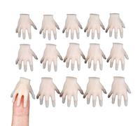 Halloween Deko Hände - 15er Set Mini Hände Figuren | Gruselige aus Harz & ABS - Horror Party Zubehör für Innen Schreibtisch Tisch Haunted House Dekorationen Feiertage & Halloween Events