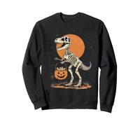 Halloween Dinosaurio Esqueleto T-Rex Meme Fiesta de Sudadera